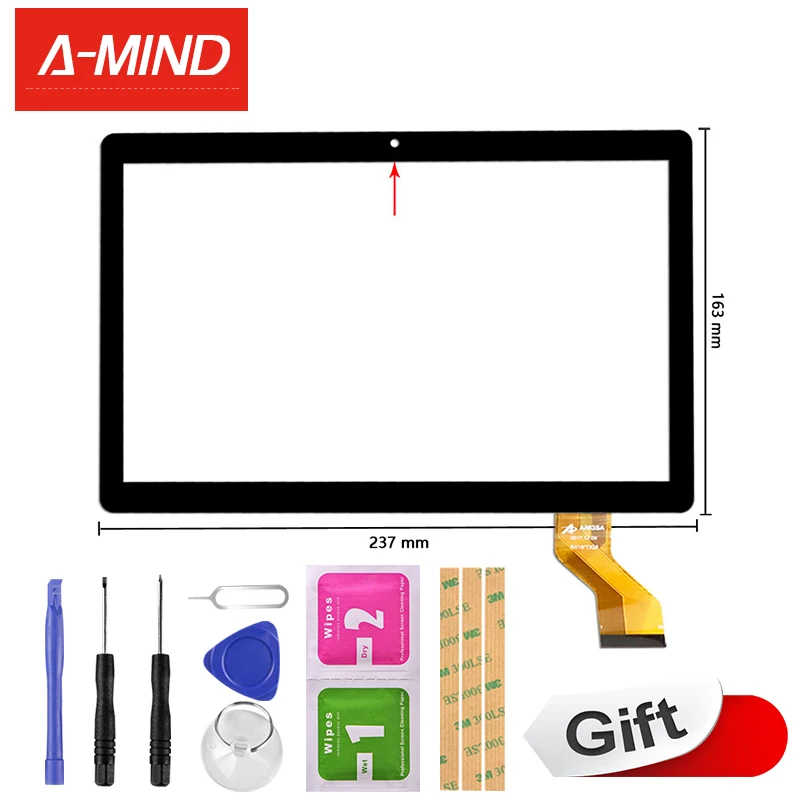 

New For 10.1'' inch CARBAYTA S110 S119 Octa Core 3G Dual Cameras 8MP Android 7.0 Tablet touch screen Digitizer panel sensor