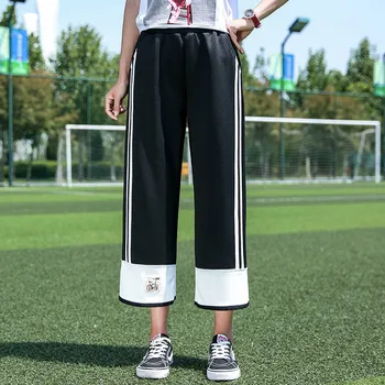 

Kawaii Japan Pants Spring Summer Women Pants Elastic Waist Mori Girl Cute Print Harem Pants Fashion 2019 Casual Trouser Pants