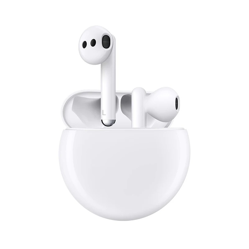 White HUAWEI Freebuds 3 настоящие беспроводные наушники полуоткрытые активные наушники с шумоподавлением Bluetooth 5,1 с микрофоном и зарядной док-станцией - Цвет: White