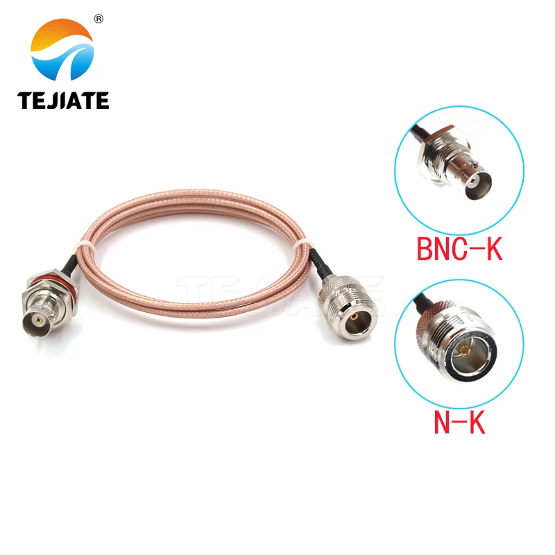 1 шт. Кабель-адаптер TEJIATE N в BNC Тип NK преобразователь BNCK 8-90 см м 5 2 коннектор длиной