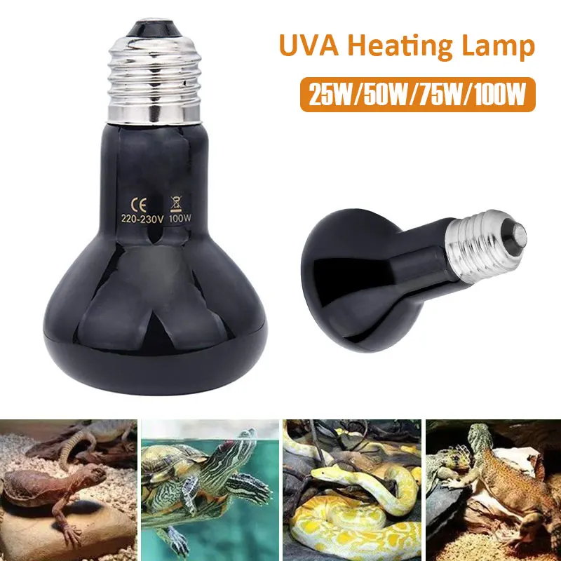 Crawler Lamp 110V Amphibian Animal Turtle Lizard Brooder UVA Durable Reptile Snake E27 Heating Lamp