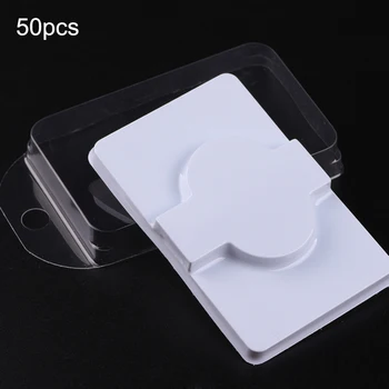 

50pcs Eyelashes Tray Packing Box Transparent Cover One Sets Eyelash Packing;50pcs Eyelashes Tray Packing Box Transparent Cover