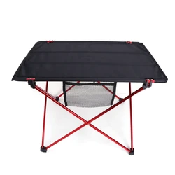 Table de pique nique en alliage d'aluminium Ultra léger, pliante et Portable pour Camping en plein air 