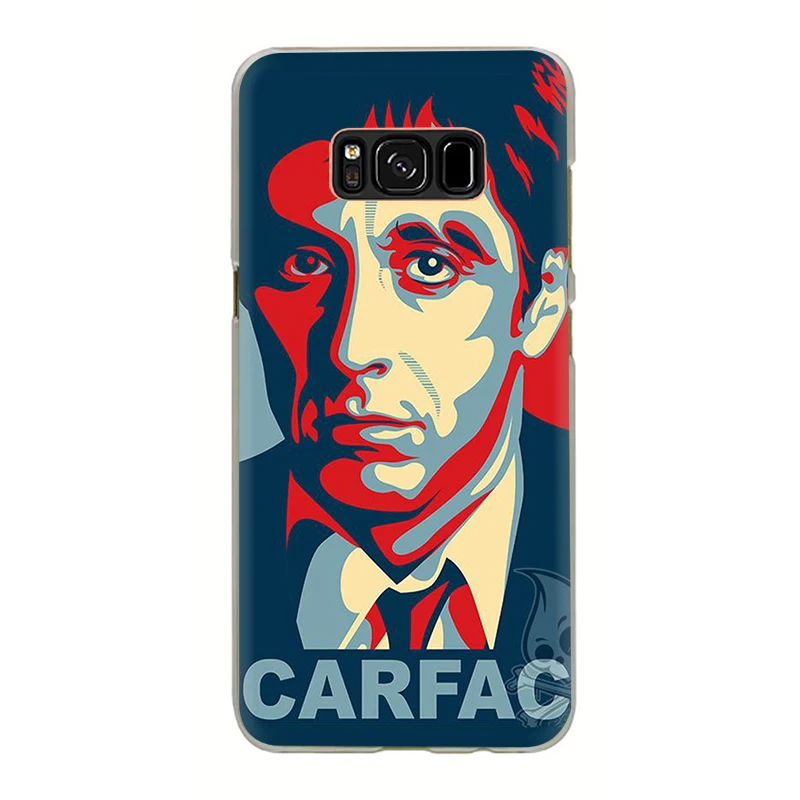 EWAU scarface жесткий чехол для телефона с рисунком в виде обложка чехол для Samsung Galaxy S6 S7 S8 S9 S10e плюс Note8 9 M10 20 30 40 - Цвет: H8