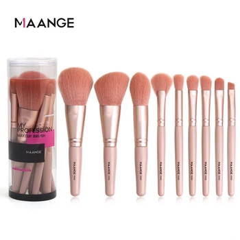 

MAANGE New 9 Pcs Makeup Brushes Set Soft Foundation Powder Blending Eyeshadow Brush Facial Cosmetics Tools Beauty Makeup Kits