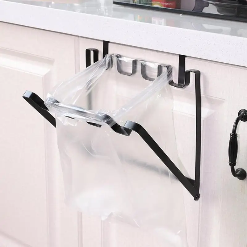 Дверной мусорный пакет с ручками держатель для кухонных приборов Шкафы для мусора сумка держатель