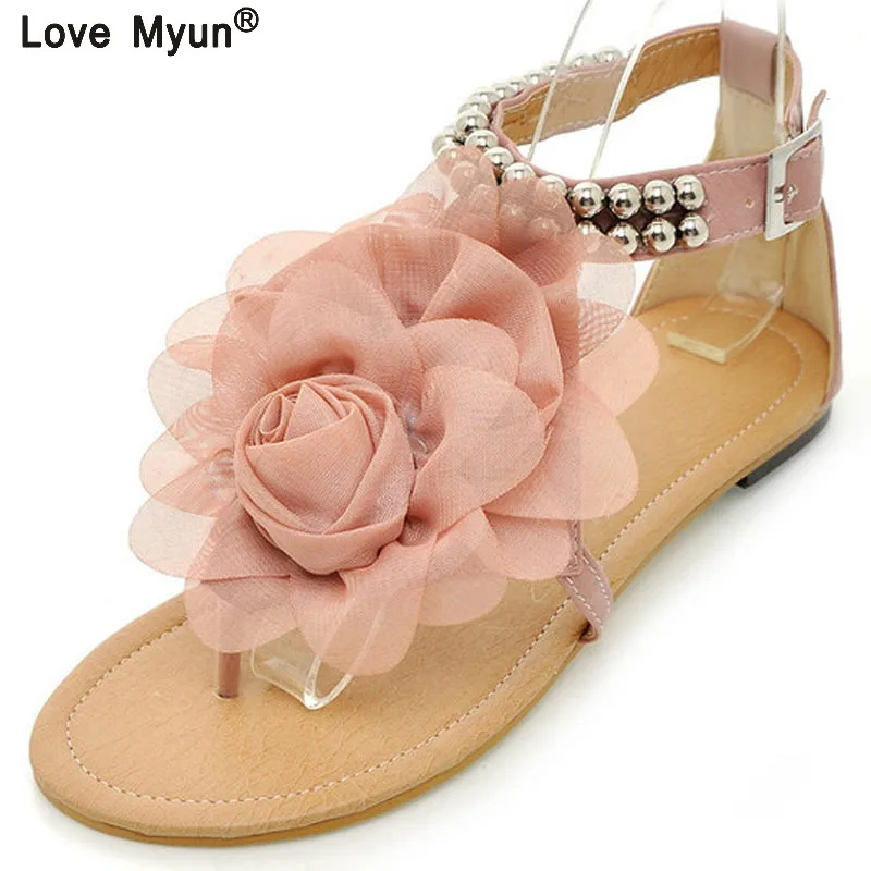 

Woman Sandals Women Shoes Rhinestones Chains Thong Gladiator Flat Sandals Crystal Chaussure Plus Size 46 tenis feminino