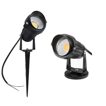 

1pcs New Style COB Garden Lawn Lamp Light 220V 110V 12V Outdoor LED Spike Light 5W 10W Path Landscape Waterproof Spot Bulbs