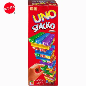 

UNO Stacko Topsale Puzzle Games Family Funny Entertainment Board Game Fun Playing Cards Stacking Game Gift Box