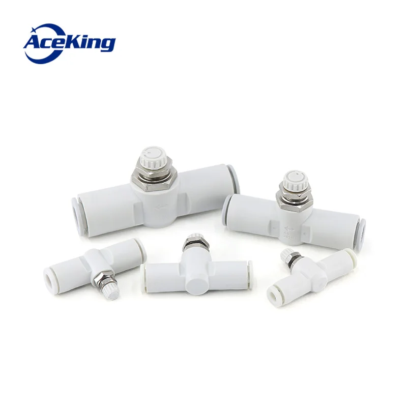

Throttle valve pipe joint AS1001F / 2001f / 2051f / 3001f/4001F-04/06/08/10/12 tracheal through fast limit flow valve connector