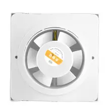 50 Гц, 15 Вт, 220 В, вытяжной вентилятор для окна ванной комнаты, настенный вытяжной вентилятор, решетчатая крышка, сквозной Настенный Вентилятор, низкий уровень шума, квадратный вытяжной вентилятор