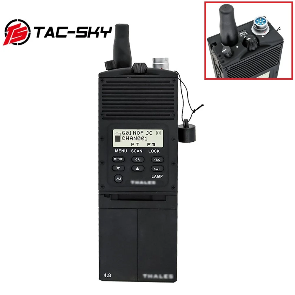 TAC-SKY Tactical AN/ PRC 148152152a Harris fake case walkie-talkie model suitable for tactical 6-pin U94 PTT prc 148 virtual box