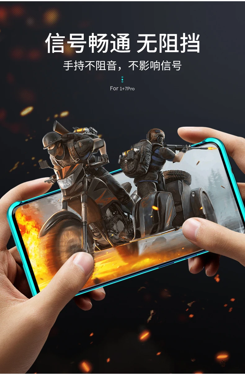 Роскошный металлический чехол для Oneplus 7 Pro 6 T, покрытие из закаленного стекла, ударопрочный чехол, полное покрытие для Oneplus 7 Pro 7Pro Coque Funda