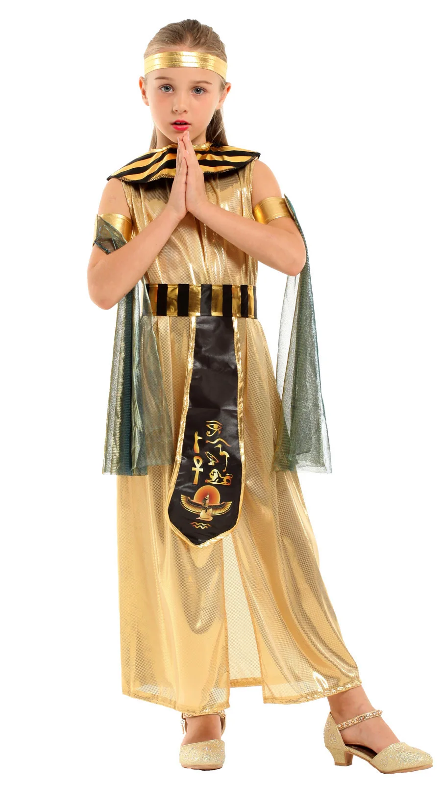 

Halloween Costumes for Kids Boy Girl Ancient Egypt Egyptian Pharaoh Cleopatra Dress Cosplay Prince Princess Fancy Carnival Party