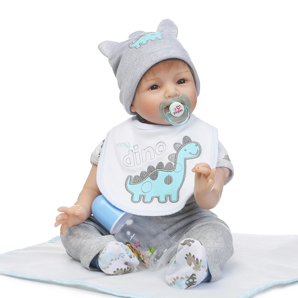 Новинка 22 дюйма 55 см Реалистичная кукла reborn baby куклы милые куклы Рождественский подарок Новогодний подарок