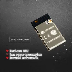 ESP32-WROVER Bluetooth WiFi Двухъядерный модуль IPEX версия используется для низкомощных сенсорных сетей и чрезвычайно требованной задачи