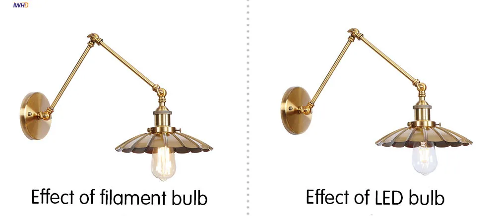 B0009L 古铜色 钨丝LED对比图模板（英文版）