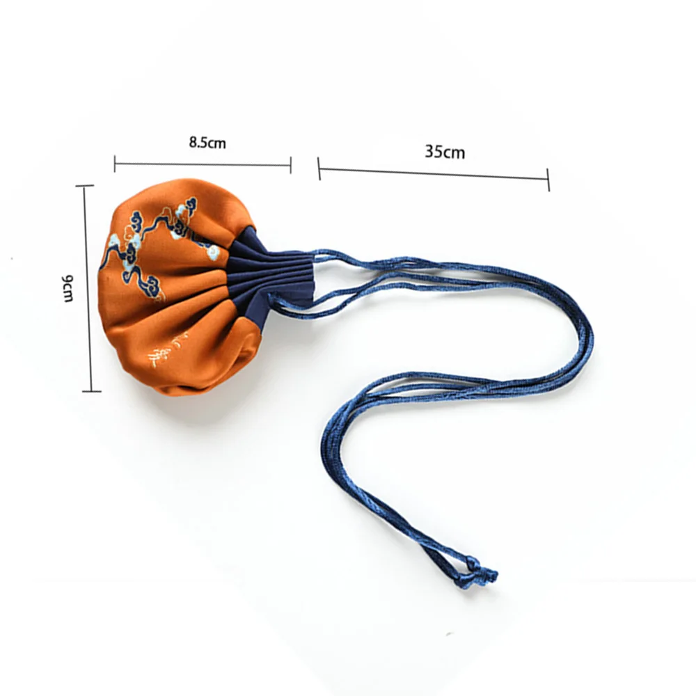 Silk Embroidery Jewelry Gift Storage Pouch Bag Drawstring Embroidered Incense Bag Coin Lucky Brocade Small Cloth