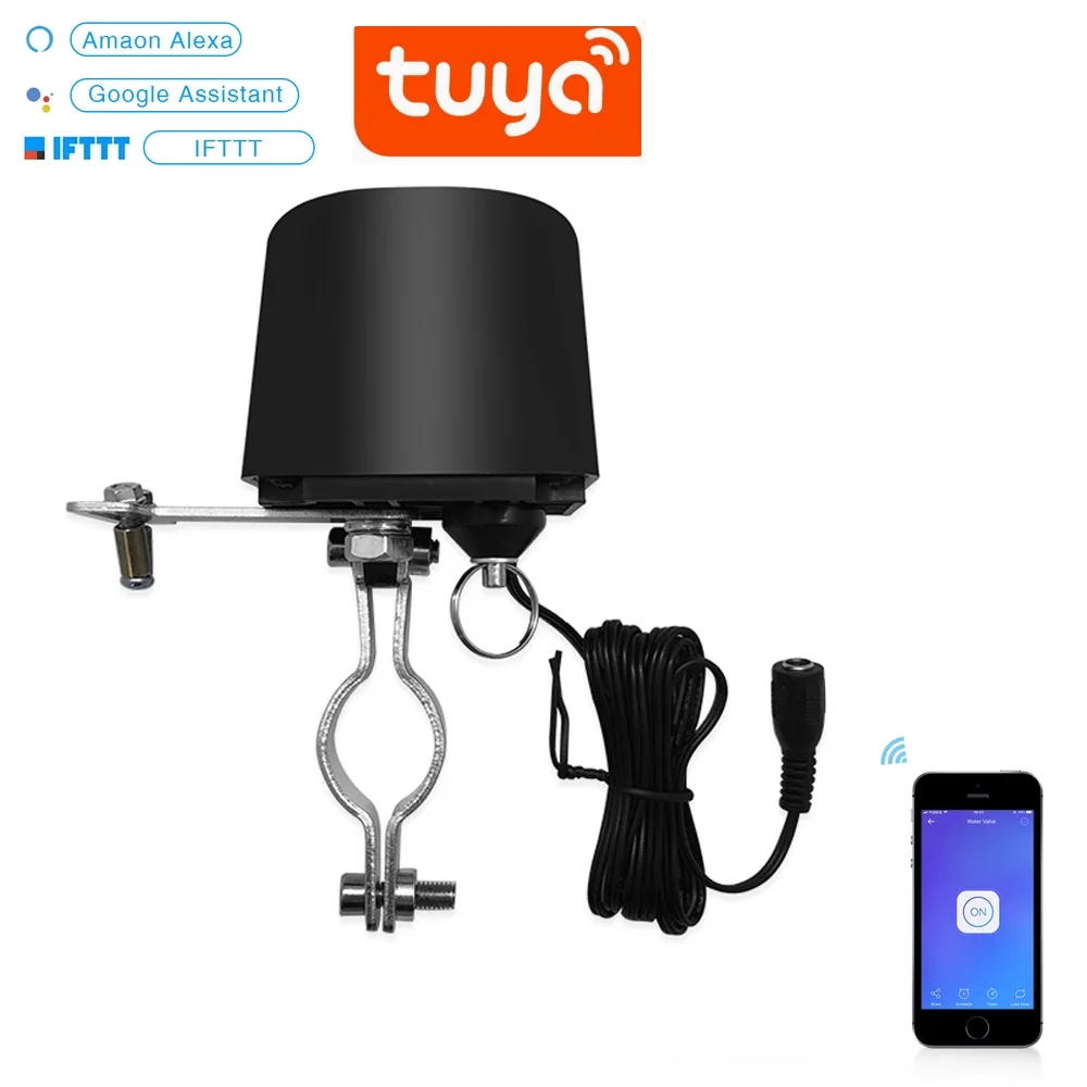 

Tuya(Smart life) Smart Water Gas Valve WiFi Controller APP Remote Voice Control by Alexa Google Assistant DIY home automation