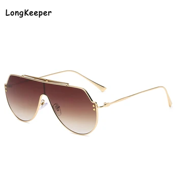 

Men's Sunglasses Fashion Oversized Sunglasses Women Brand Designer Goggle Sun Glasses Female Style Oculos De Sol UV400