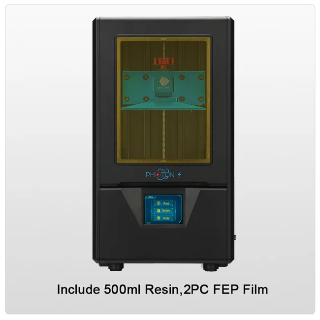 ANYCUBIC Photon-S SLA 3D принтер с 500 лм УФ смолы 3d Принтер Комплект impressora 3d imprimante sla принтер photon s anycubic - Цвет: Black Photon s