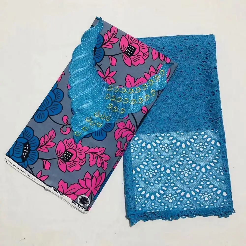 3+ 2,5 швейцарская вуаль кружевная ткань последняя Тяжелая вышивка африканская java воск хлопок популярный Дубай Стиль LISA01