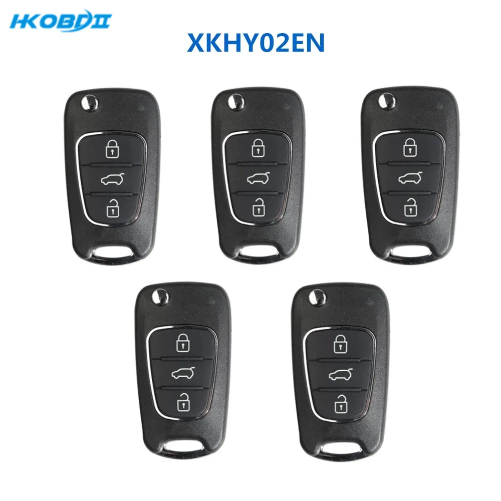 HKOBDII VVDI провод XK XKHY02EN 3 кнопки Универсальный VVDI2 Автомобильный ключ