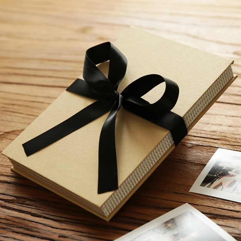 

Handmade Paper Photo Album Fold Page DIY Photo Album Paste Type Series/Couples Classmate Wedding Scrapbooking Album Gifts