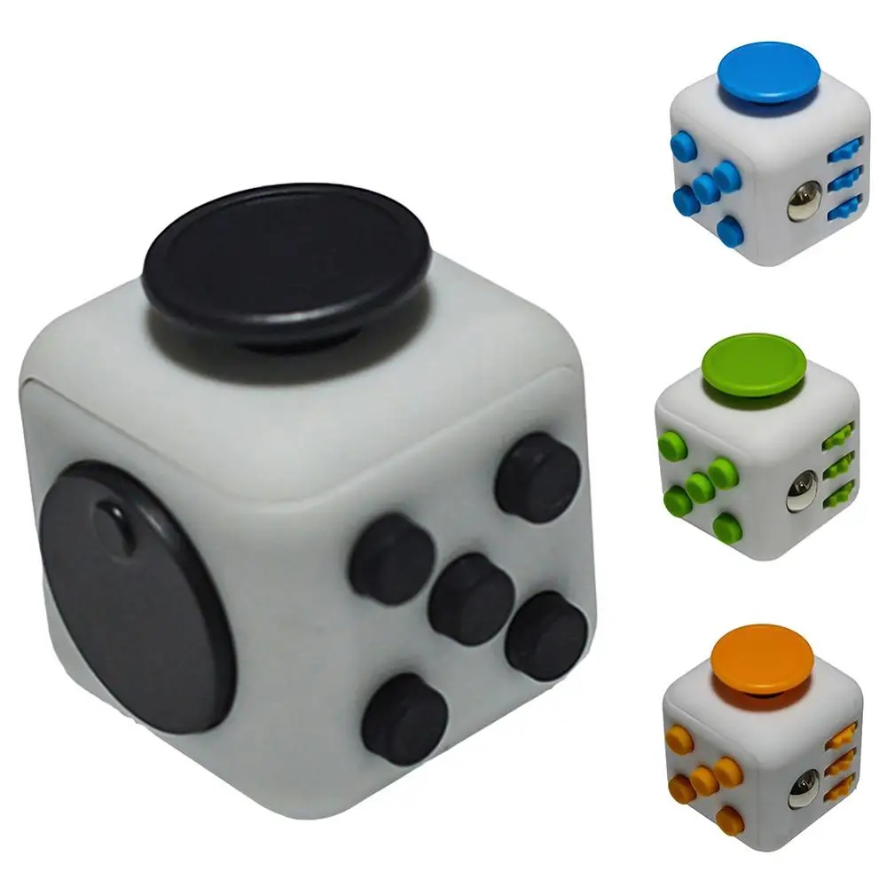 

Creative Stress Relief Hand Toy Anti-Anxiety Magic Square Spinner Puzzle Cube Dice Adult Kid Desk Game Toy Gift for children kid