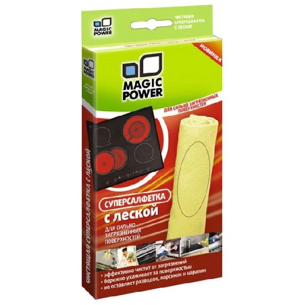 Супер-салфетка из микрофибры с леской Magic Power MP-508 | Дом и сад