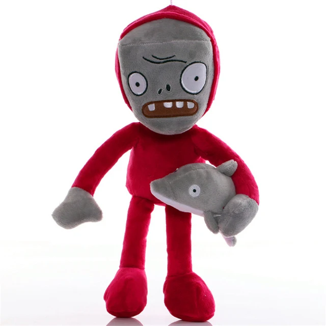 New 30CM Plants VS Zombies Anime Figure Conehead Zombie Newspaper