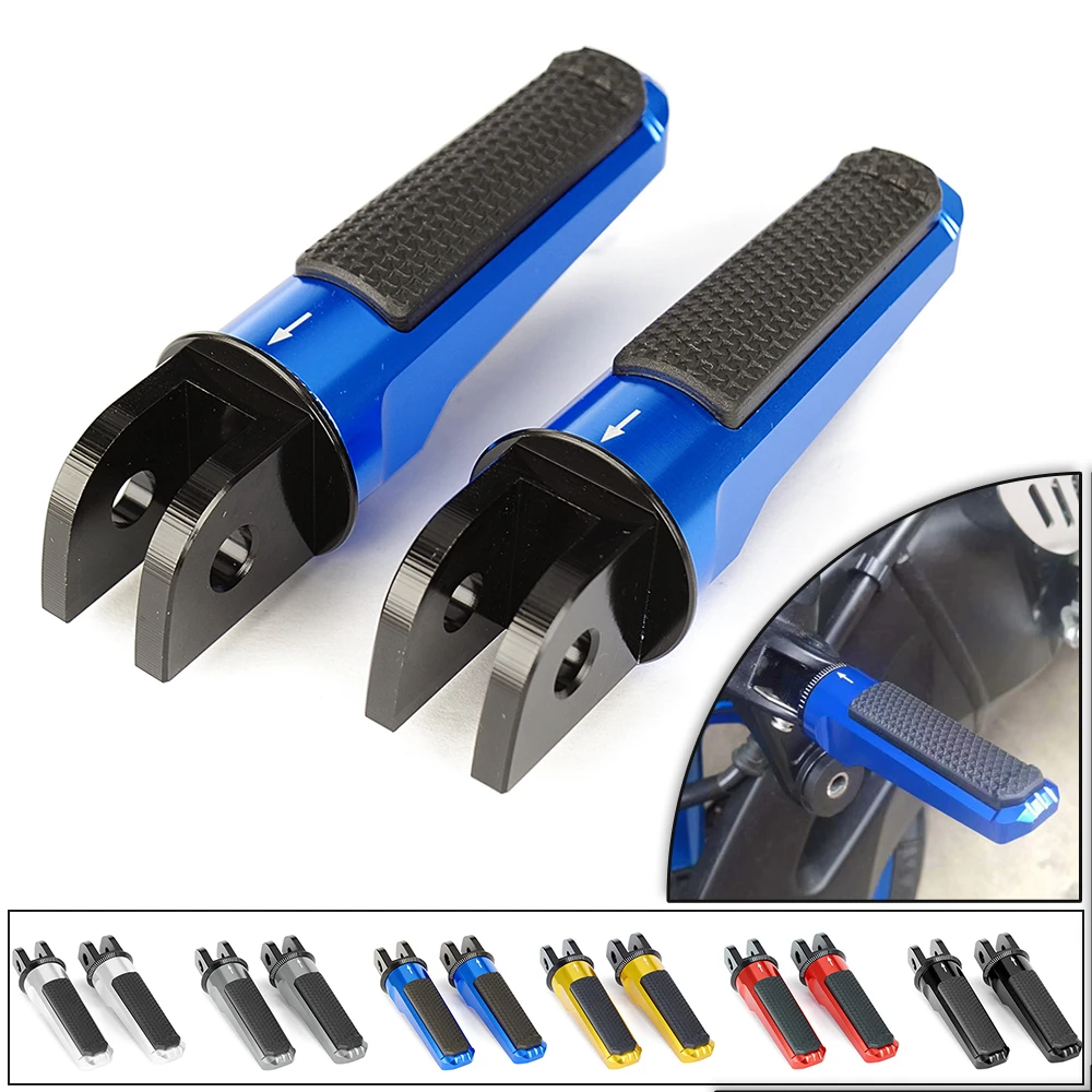 Front Foot Pegs Footrests for Suzuki GSR600 GSR 600 GSR750 GSR 750 GSX