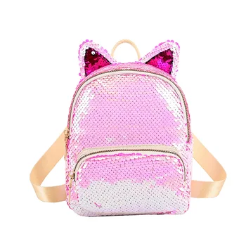 

Women Mini Backpack Sequin Shoulder School Rucksack Ladies Girls Travel Bag