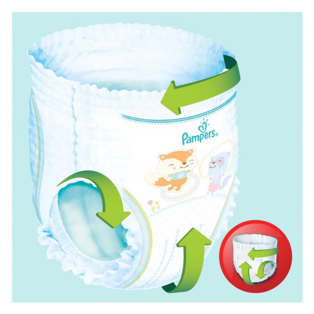 Подгузники-трусики Pampers Pants, 5 размер,(12-17 кг), 66 шт