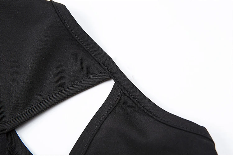Sexy backless straps jumpsuit simple solid color round neck short sleeve Slim shirt 2019 new dropshipping club