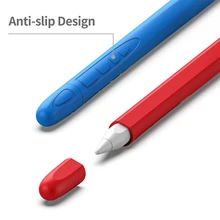 1 шт. пылезащищенные силиконовые ручки мягкий силиконовый защитный чехол с наконечником протектор чехол для Apple Pencil 2 Gen Stylus Touch Pen