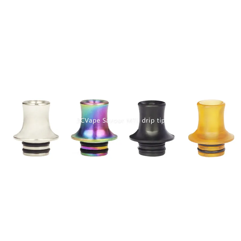 3CVape Savour MTL/Orca Solo/VooPoo Drag Baby tank капельный наконечник PEI/Delrin 510 MTL сменный мундштук |