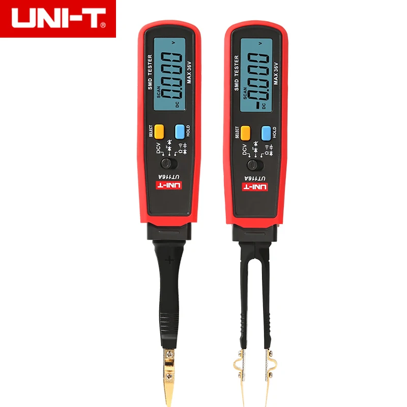 Uni t UT116A/UT116C SMD тестер автоматического Диапазона Сопротивления емкости диода с