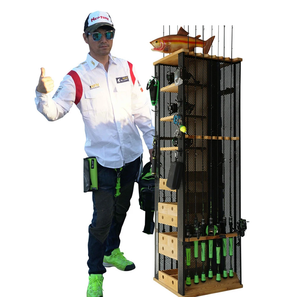 Support De Canne à Pêche De Plafond Pour 6 Cannes