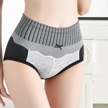 

High Waist Shaping Lace Panties Cotton Seamless Body Shaping Underwear for Women NYZ Shop