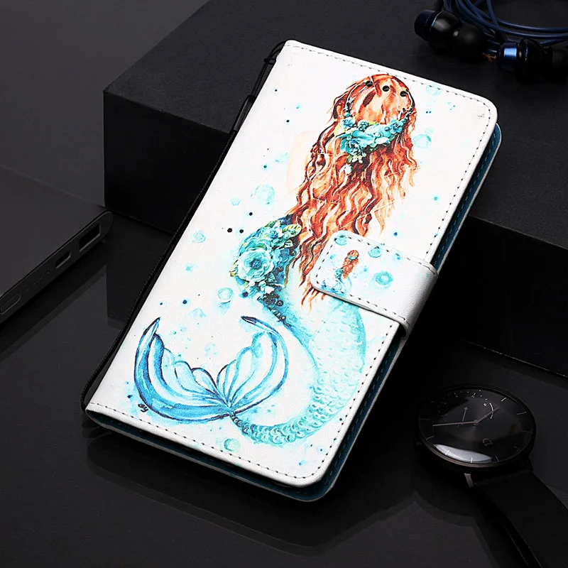 Модный кожаный чехол-кошелек с откидной крышкой, чехол s для huawei Honor 8A, чехол для huawei Y6, держатель для карт, откидная крышка, капа, чехол - Цвет: 06