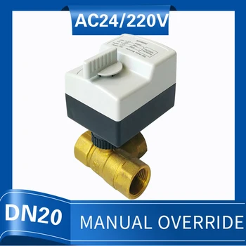 

3 way Electric valve 220V for water, 3/4" T port electric water valve with 3 wires control for water plumbing