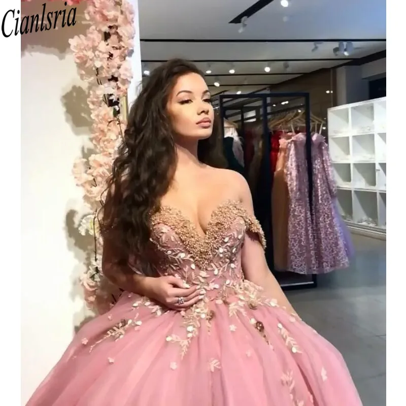 Princess Dusty Pink Ball Gown 