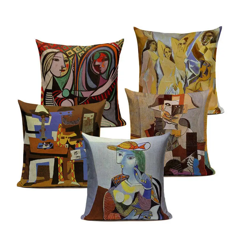 Pablo Picasso Famous Paintings Cushion Covers Starry Night Surrealism Abstract |