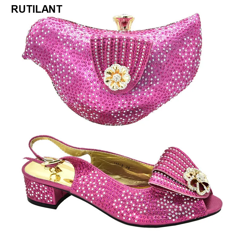

Latest Design Shoe and Bag Set African Sets 2020 African Women Matching Italian Shoe and Bag Set Designer Shoes Women Luxury