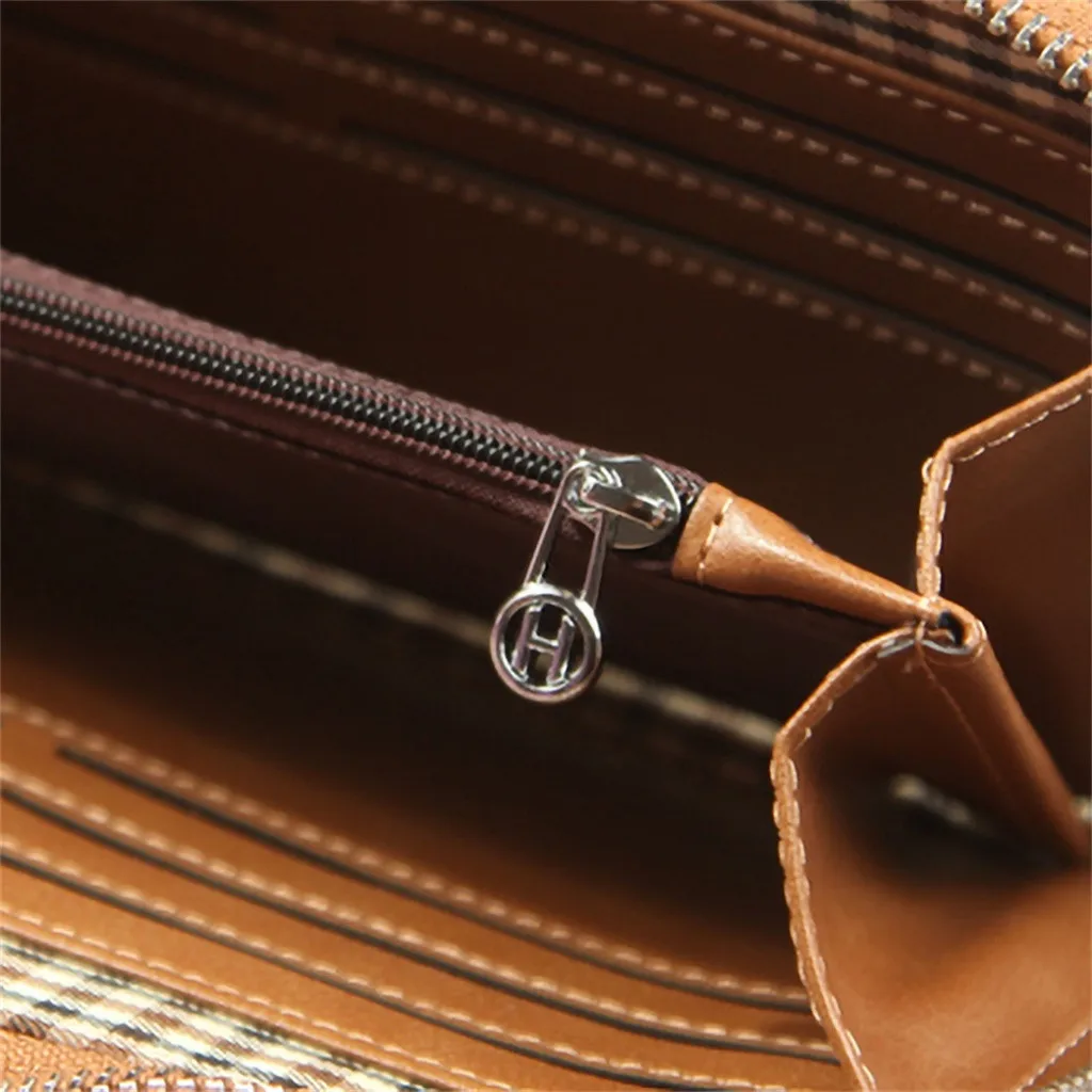 Мужской кошелек из натуральной кожи cartera mujer monedero, Мужской Длинный кошелек, повседневный Многофункциональный клатч, сумка для карт