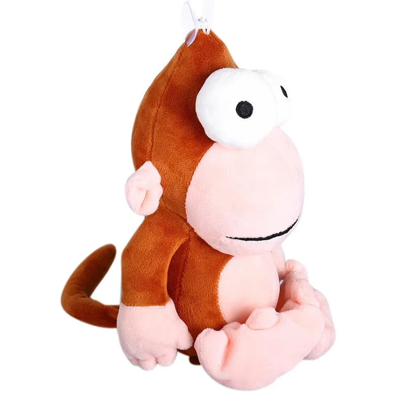 monkey Собака Кошка плюшевый писк звуковые игрушки для собак разнообразие милые животные кукла Жевательная молярная игрушка для чистки зубов домашних животных - Цвет: monkey