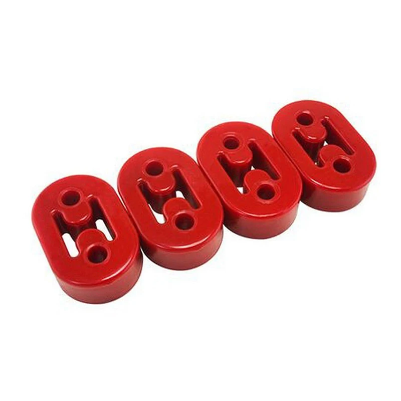4pcs 7.3*4.7*2.1cm 2-Holes Rubber Mount Bracket Hangers Universal for Car Auto Muffler Exhaust Tail Pipe | Автомобили и мотоциклы