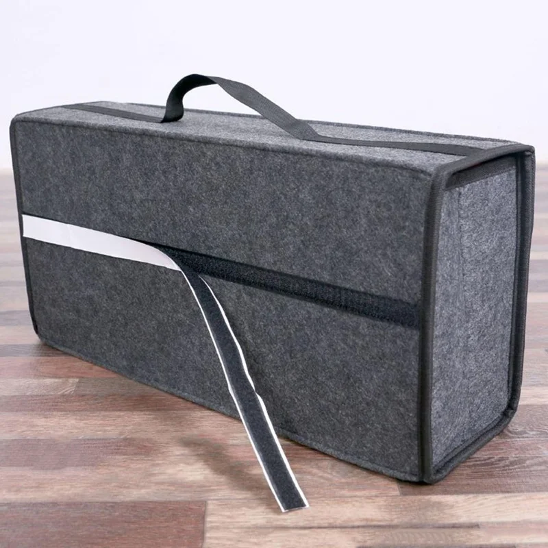 

For Car Storage Bag Car Seat Organizer Fireproof Stowing Gadget Multi-Pocket Waterproof Holder Cargo Container Box