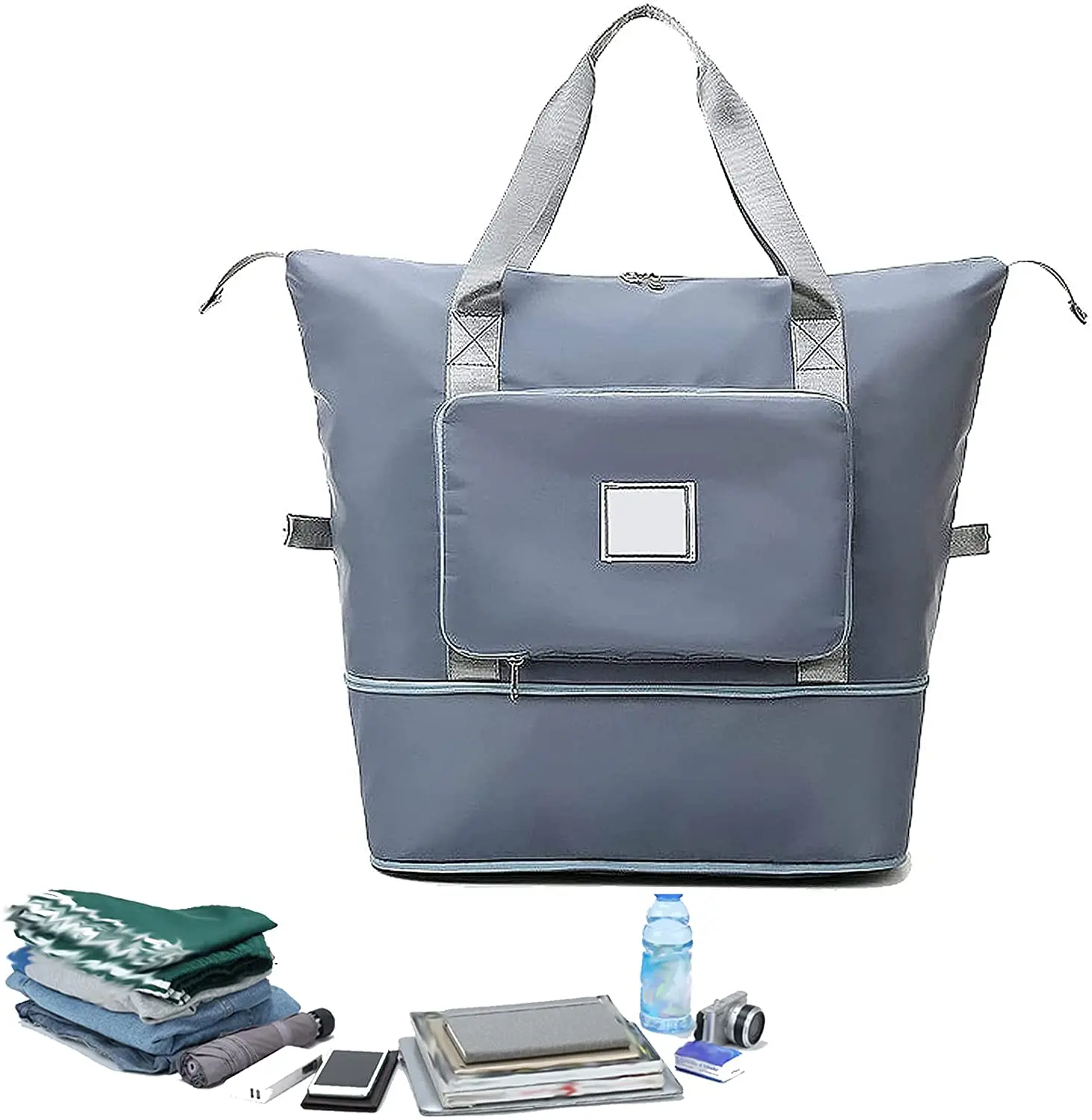

Large-Capacity Folding Travel Bag Foldable Travel Lightweight Waterproof Luggage Duffel Tote Bag Yoga Sport Crossbody Bag Women